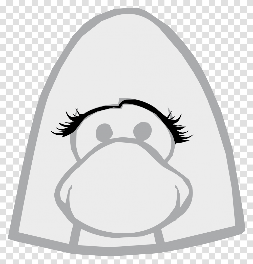 Cartoon Eyelashes Club Penguin Eyelashes, Animal, Clam, Seashell Transparent Png