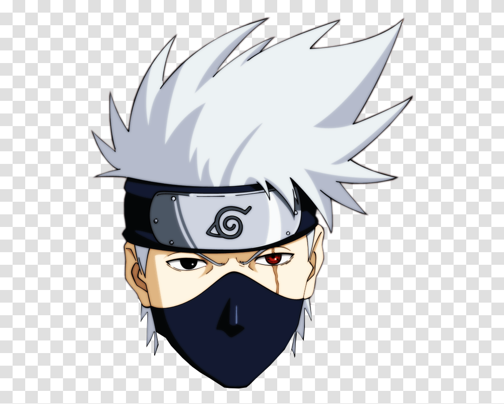Cartoon Faces Anime Naruto Kakashi Naruto Shippuden Hatake Kakashi, Helmet, Apparel, Sunglasses Transparent Png