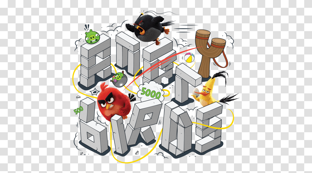 Cartoon, Factory, Building, Toy, Angry Birds Transparent Png