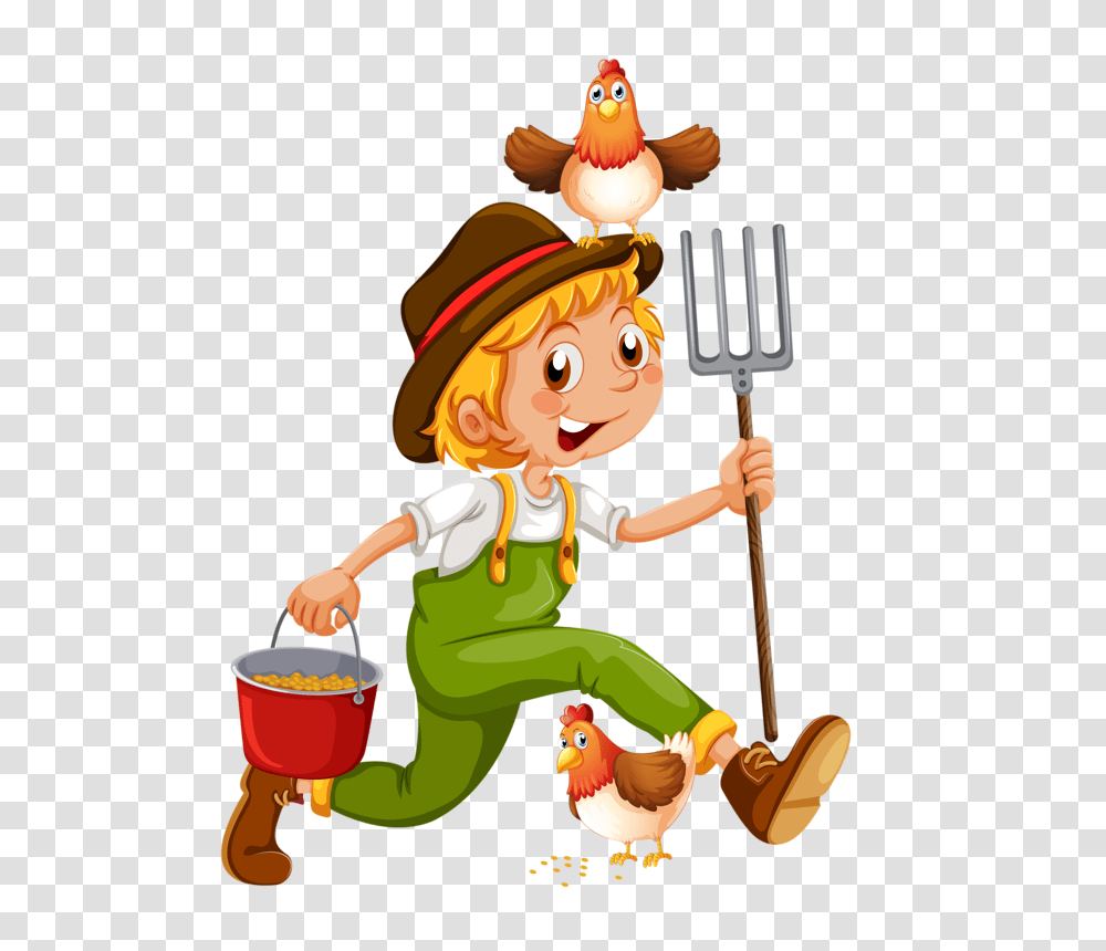 Cartoon Farm Cartoon Clip Art, Person, Human, Weapon, Weaponry Transparent Png