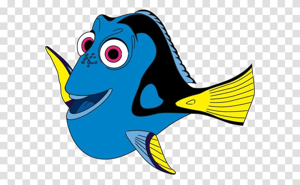 Cartoon Finding Nemo Dory, Animal, Bird, Beak, Waterfowl Transparent Png