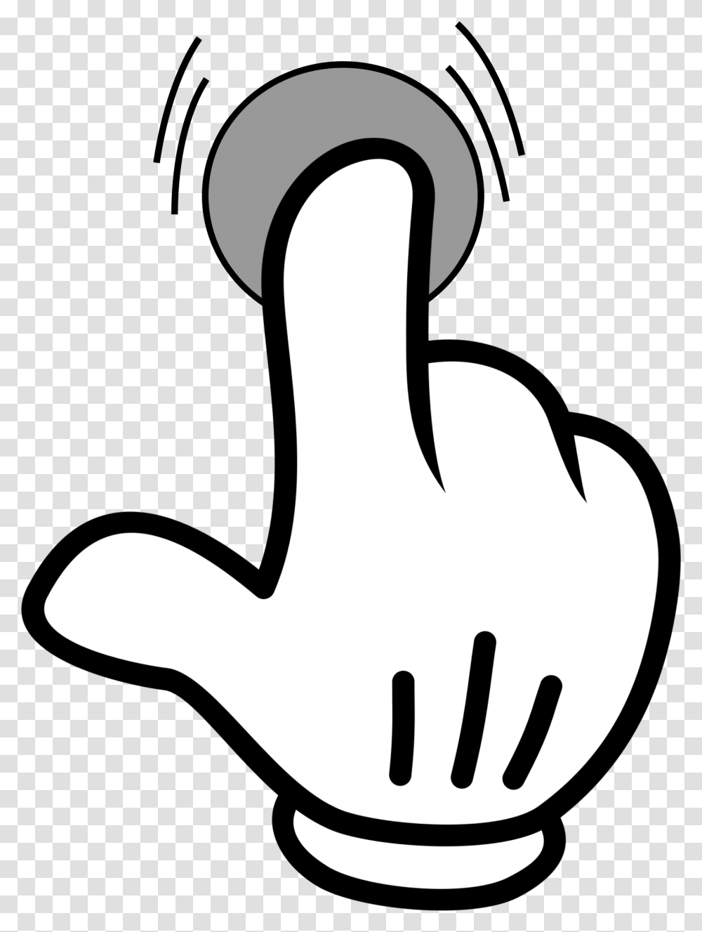 Cartoon Finger Pointing Up, Hand, Stencil, Bird, Animal Transparent Png