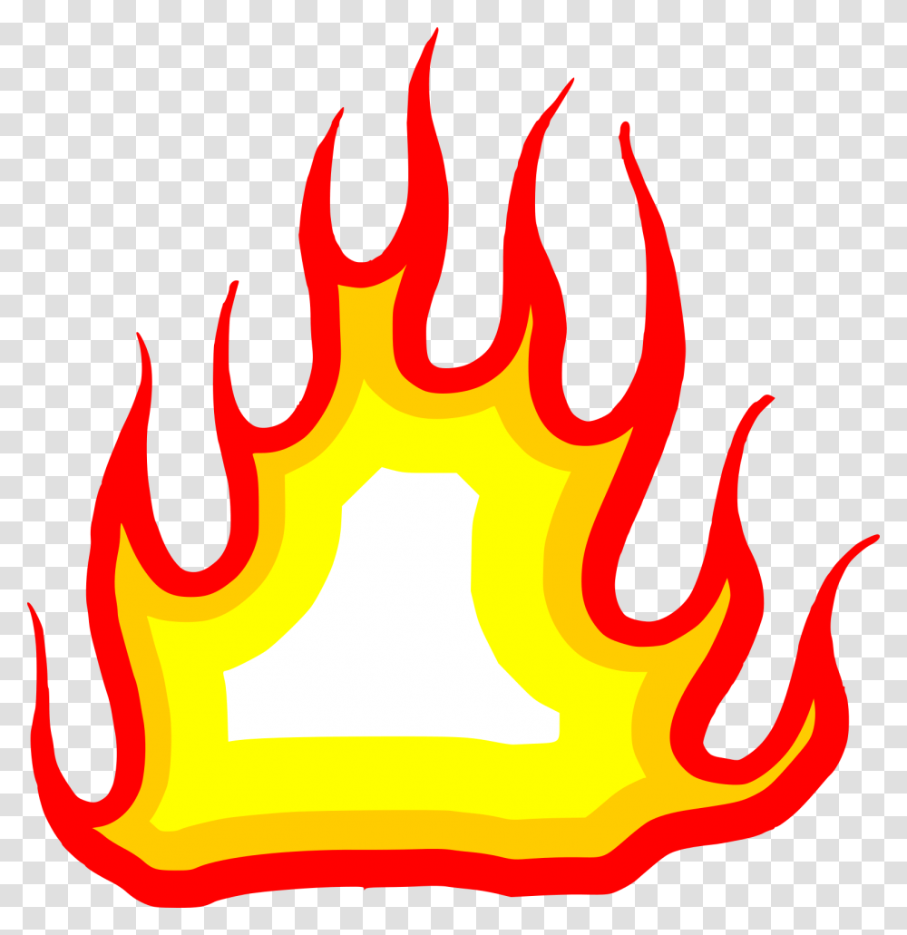 Cartoon Fire Flame Elements Vector, Bonfire Transparent Png