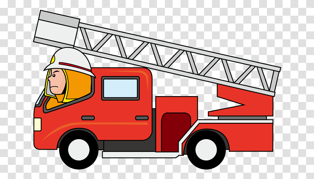Cartoon Fire Truck Image Carro De Bomberos Dibujo, Vehicle, Transportation, Helmet, Clothing Transparent Png