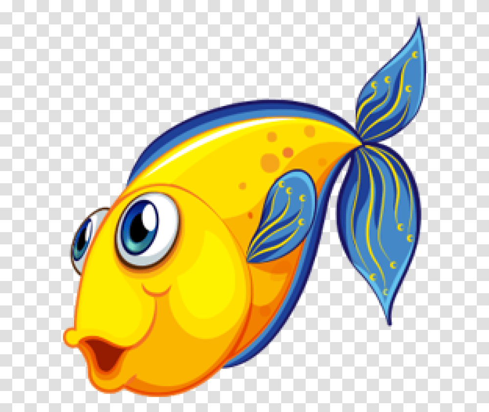 Cartoon Fish, Animal, Goldfish, Helmet Transparent Png