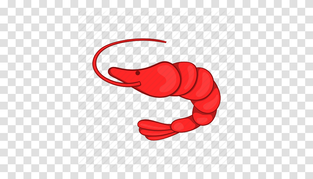 Cartoon Fish Gourmet Meal Prawn Red Shrimp Icon, Seafood, Sea Life, Animal, Crawdad Transparent Png