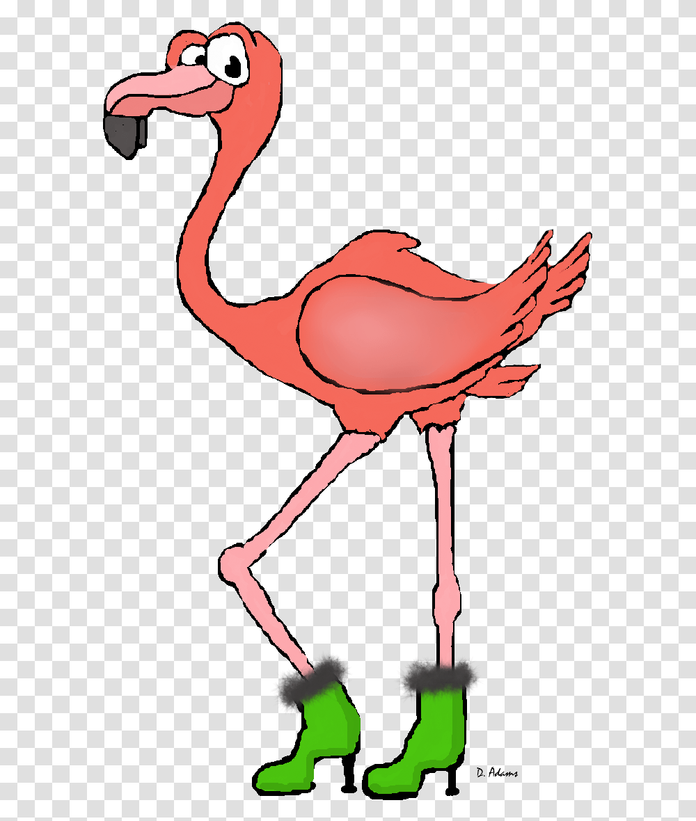 Cartoon Flamingo Feet, Bird, Animal Transparent Png