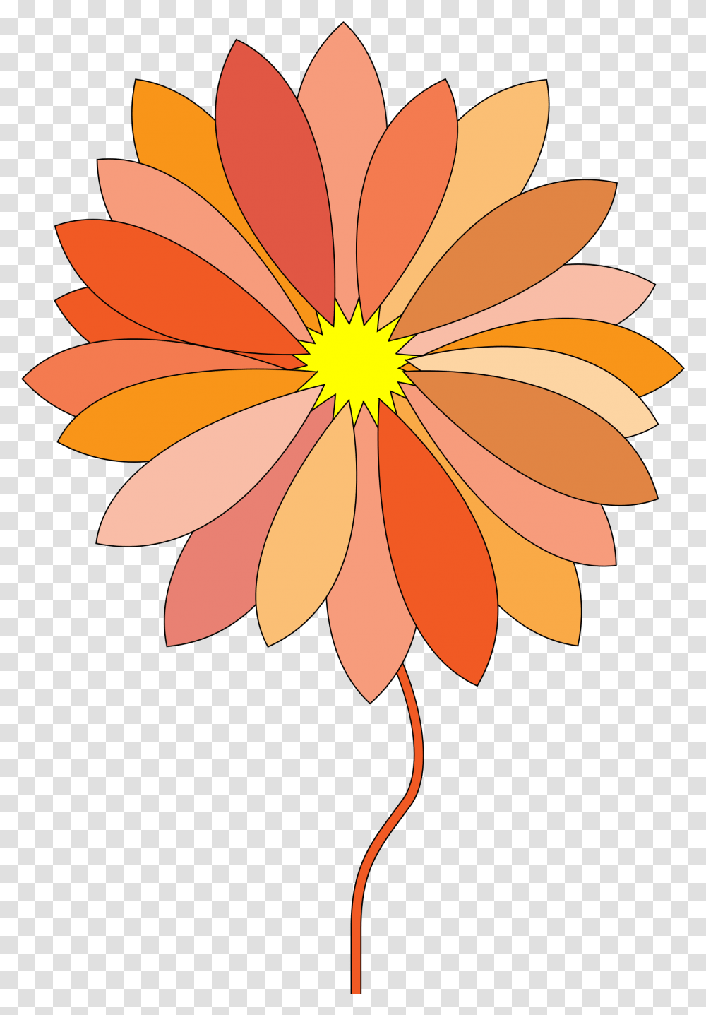 Cartoon Flower Flower Cartoon Gif, Plant, Petal, Blossom, Anther Transparent Png