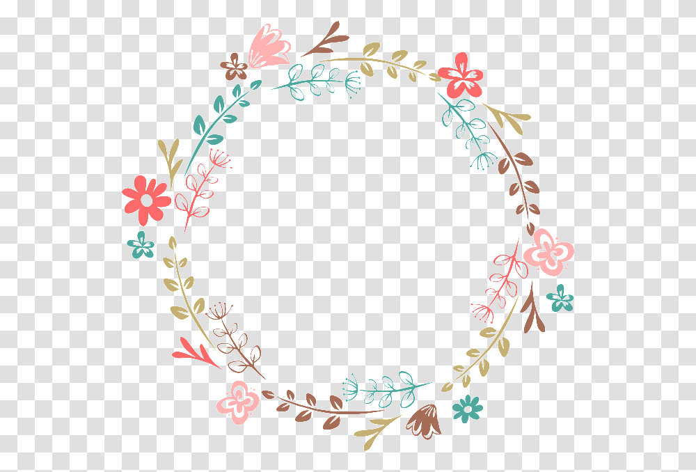 Cartoon Flowers Flower Wreath Clipart, Floral Design, Pattern Transparent Png