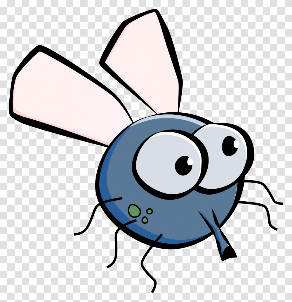 Cartoon Fly Clipart, Insect, Invertebrate, Animal, Photography Transparent Png