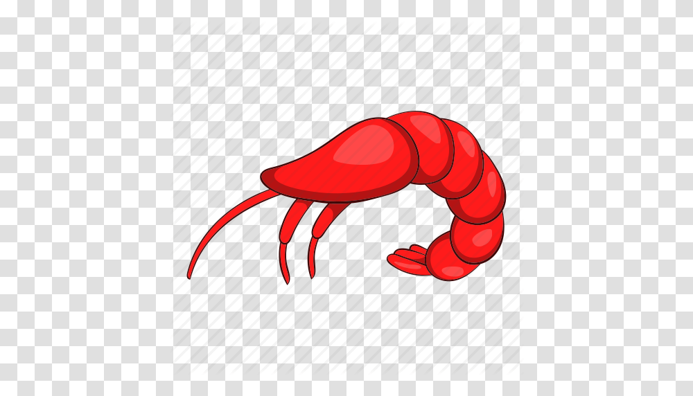 Cartoon Food Gourmet Prawn Sea Seafood Shrimp Icon, Crawdad, Sea Life, Animal, Invertebrate Transparent Png
