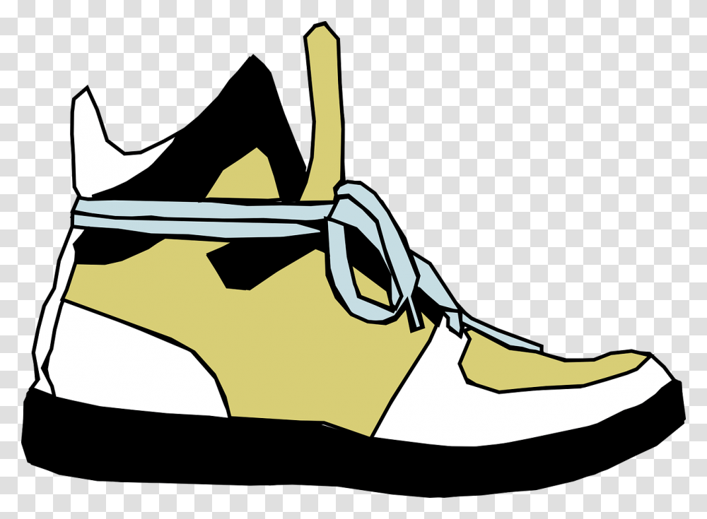 Cartoon Foot With Shoe, Apparel, Footwear Transparent Png