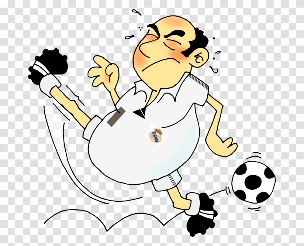 Cartoon Football Can't Play Soccer, Person, Human, Leisure Activities, People Transparent Png