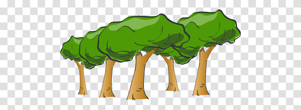 Cartoon Forest Image Tree Clipart Background, Animal, Bird, Reptile, Horse Transparent Png