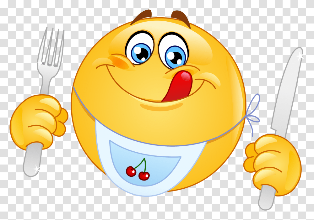 Cartoon Fork Hungry Emoticon, Cutlery, Animal, Graphics, Bird Transparent Png