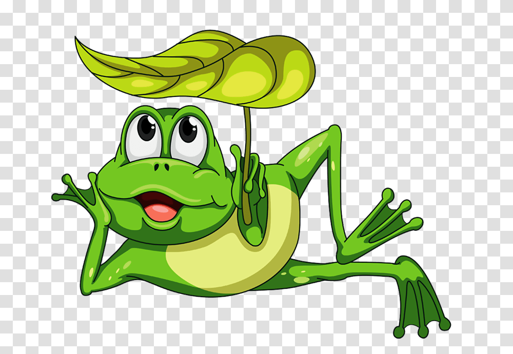 Cartoon, Frog, Amphibian, Wildlife, Animal Transparent Png