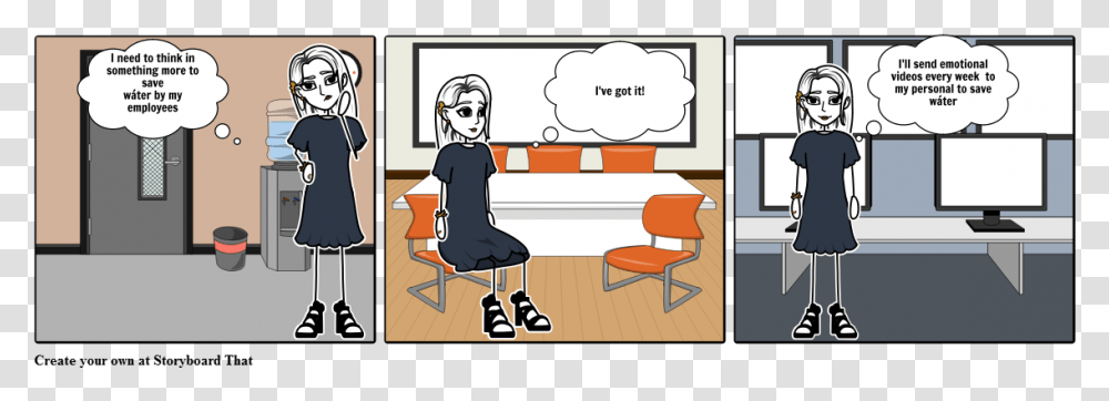 Cartoon, Furniture, Person, Shoe, Table Transparent Png