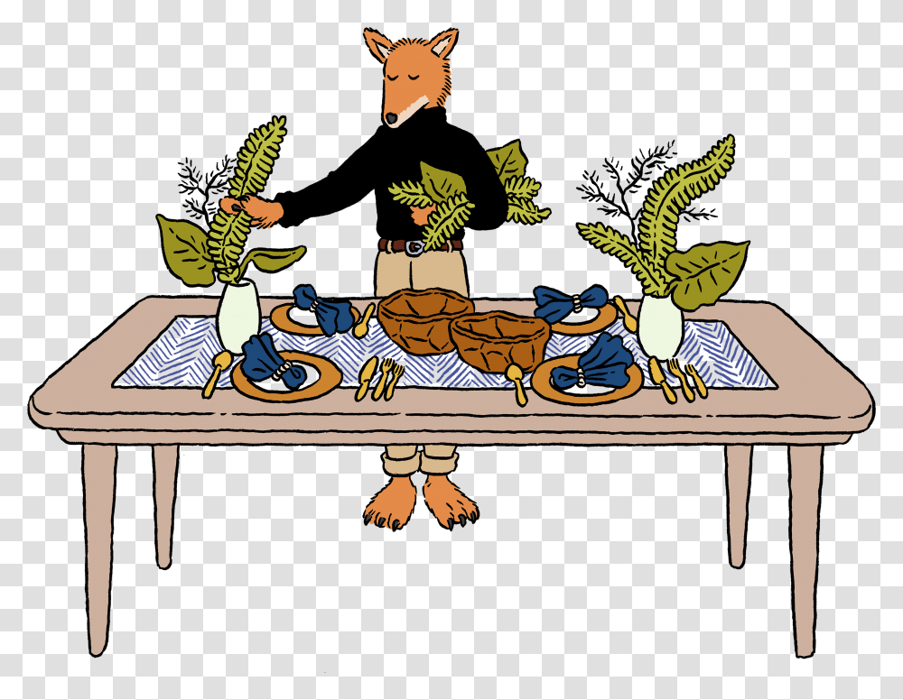 Cartoon, Furniture, Tabletop, Bench, Coffee Table Transparent Png