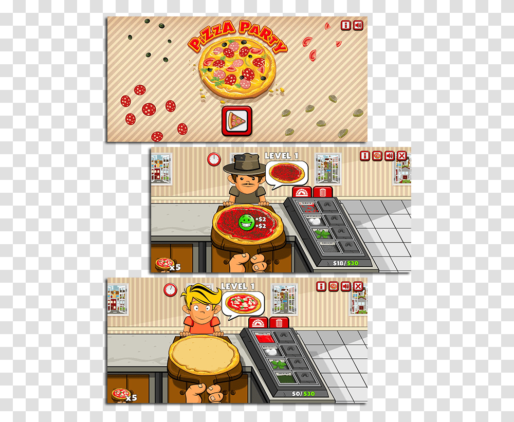Cartoon, Game, Meal, Food, Super Mario Transparent Png