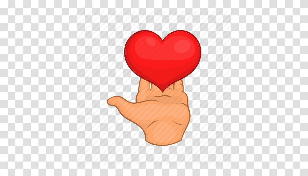 Cartoon Gift Giving Hands Heart Love Red Icon, Food, Sweets, Confectionery, Dating Transparent Png