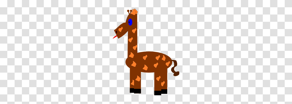 Cartoon Giraffe Clip Art, Mammal, Animal, Cross Transparent Png
