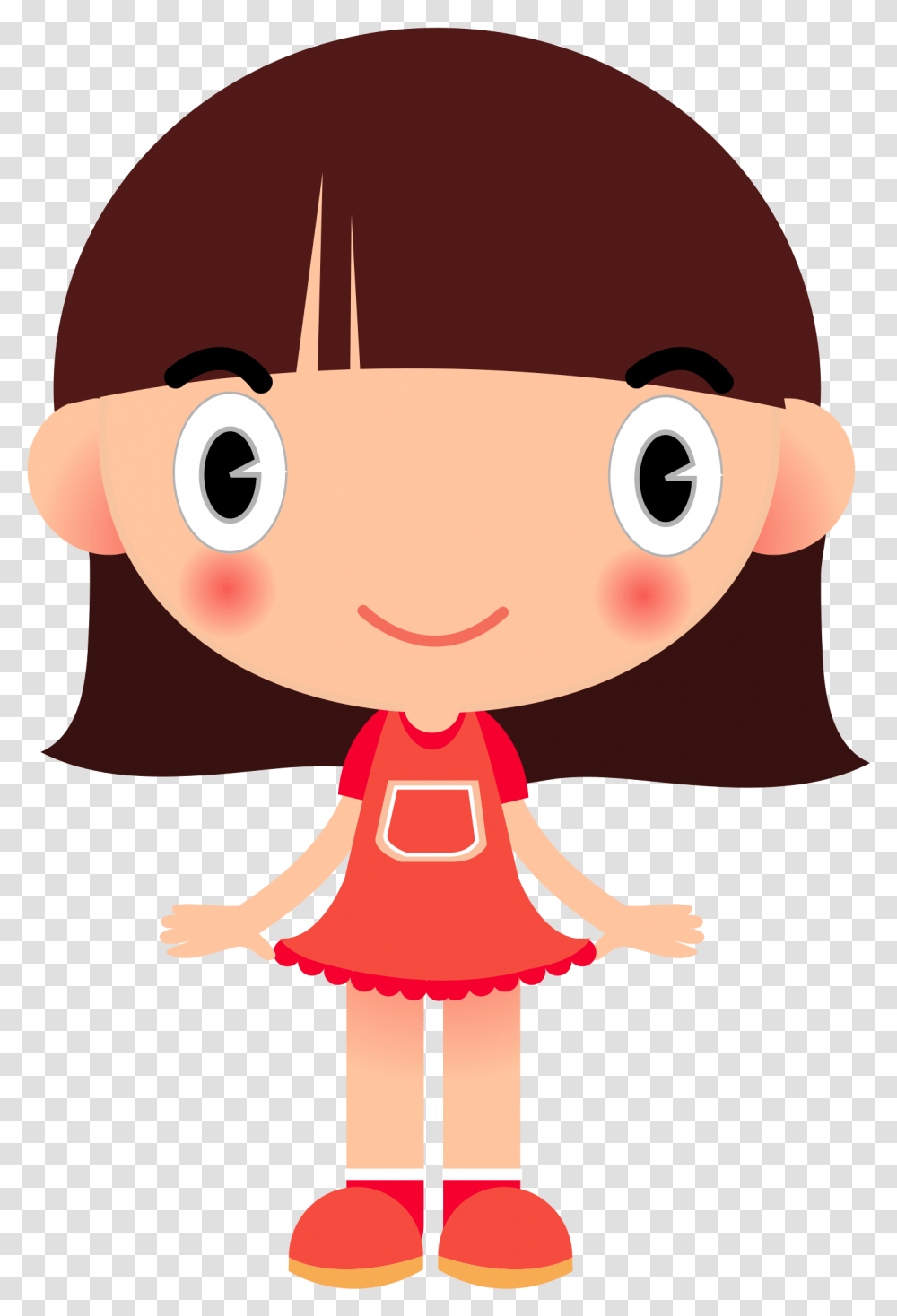 Cartoon Girl Dress Girl Clipart, Lamp, Animal, Toy, Piggy Bank Transparent Png