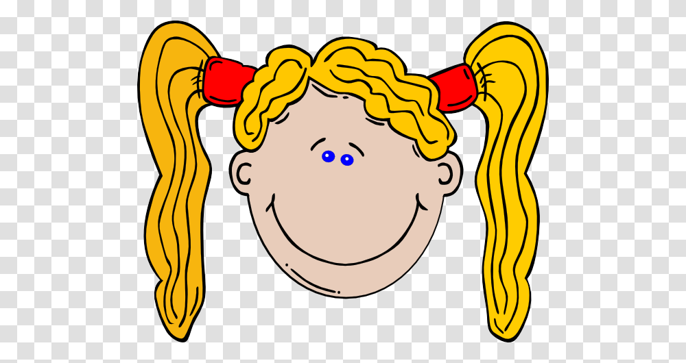 Cartoon Girl With Long Yellow Hair Clip Arts For Web, Food, Sweets, Confectionery Transparent Png