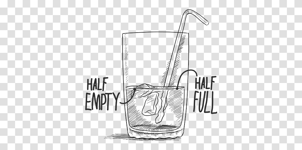 Cartoon Glass Half Full Versus Half Empty Line Art, Alphabet, Outdoors, Logo Transparent Png