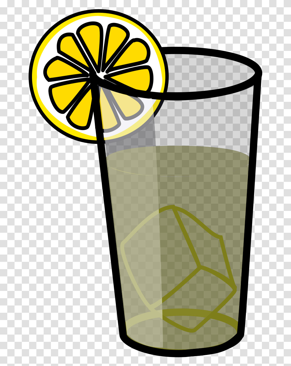 Cartoon Glass Of Lemonade, Beverage, Drink, Alcohol Transparent Png