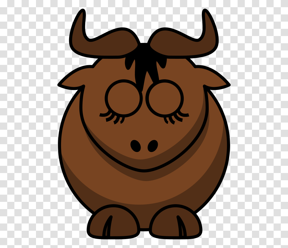 Cartoon Gnu Sleep, Animals, Food, Sweets, Confectionery Transparent Png