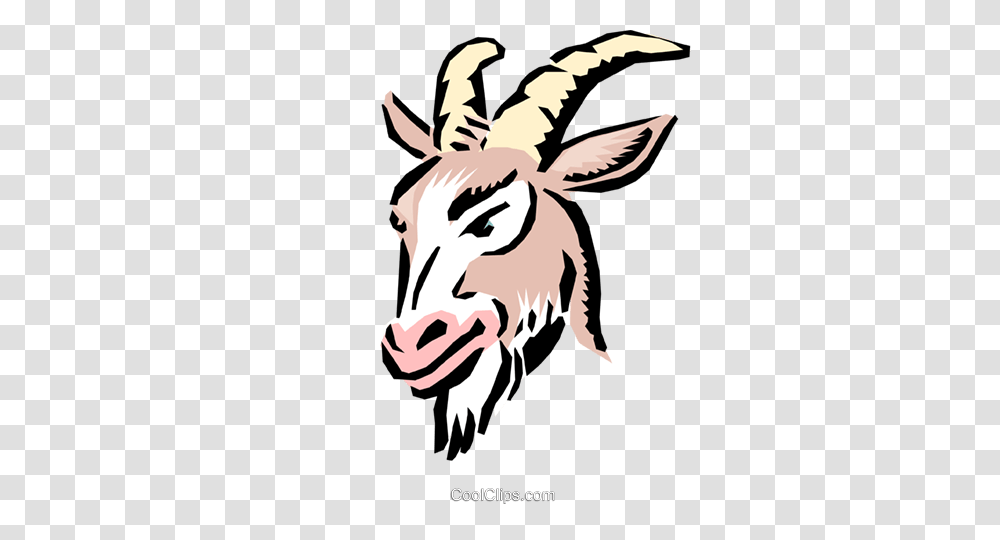 Cartoon Goat Royalty Free Vector Clip Art Illustration, Mammal, Animal, Donkey, Bird Transparent Png