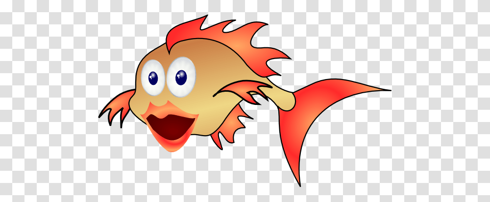 Cartoon Goldfish Clip Art, Animal Transparent Png