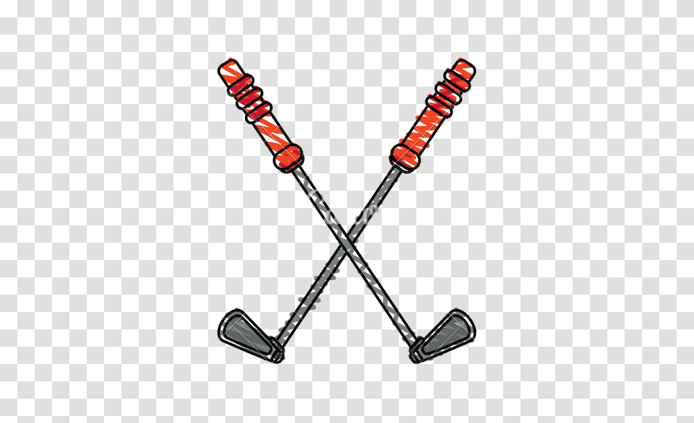 Cartoon Golf Clubs Free Download Clip Art, Oars, Paddle, Tool, Bow Transparent Png