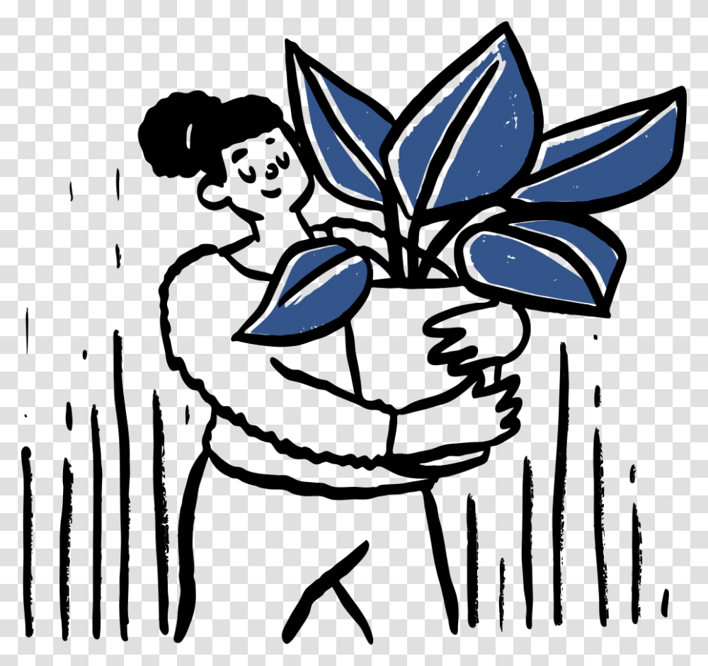 Cartoon, Plant, Label Transparent Png