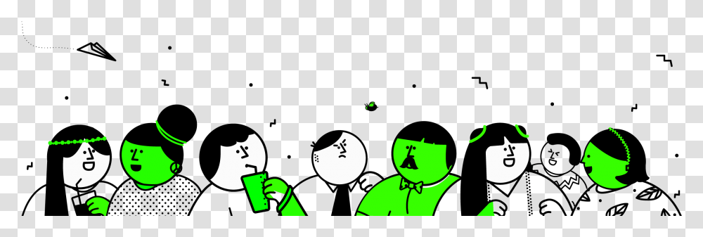 Cartoon, Green, Bird, Meal Transparent Png