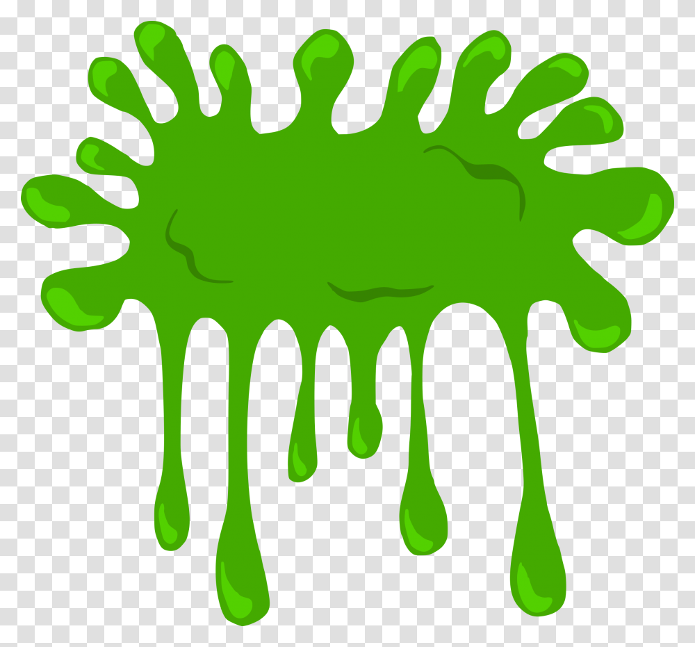 Cartoon Green Slime Blots Vector 5 Green Slime Cartoon, Cutlery, Food Transparent Png