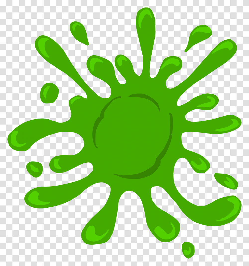 Cartoon Green Slime Blots Vector, Plant, Food, Vegetable, Produce Transparent Png