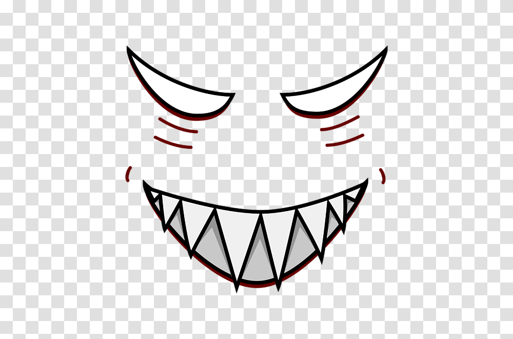 Cartoon Grinning Face With Evil Eyes Throw Pillow For Sale, Mask, Batman Logo Transparent Png
