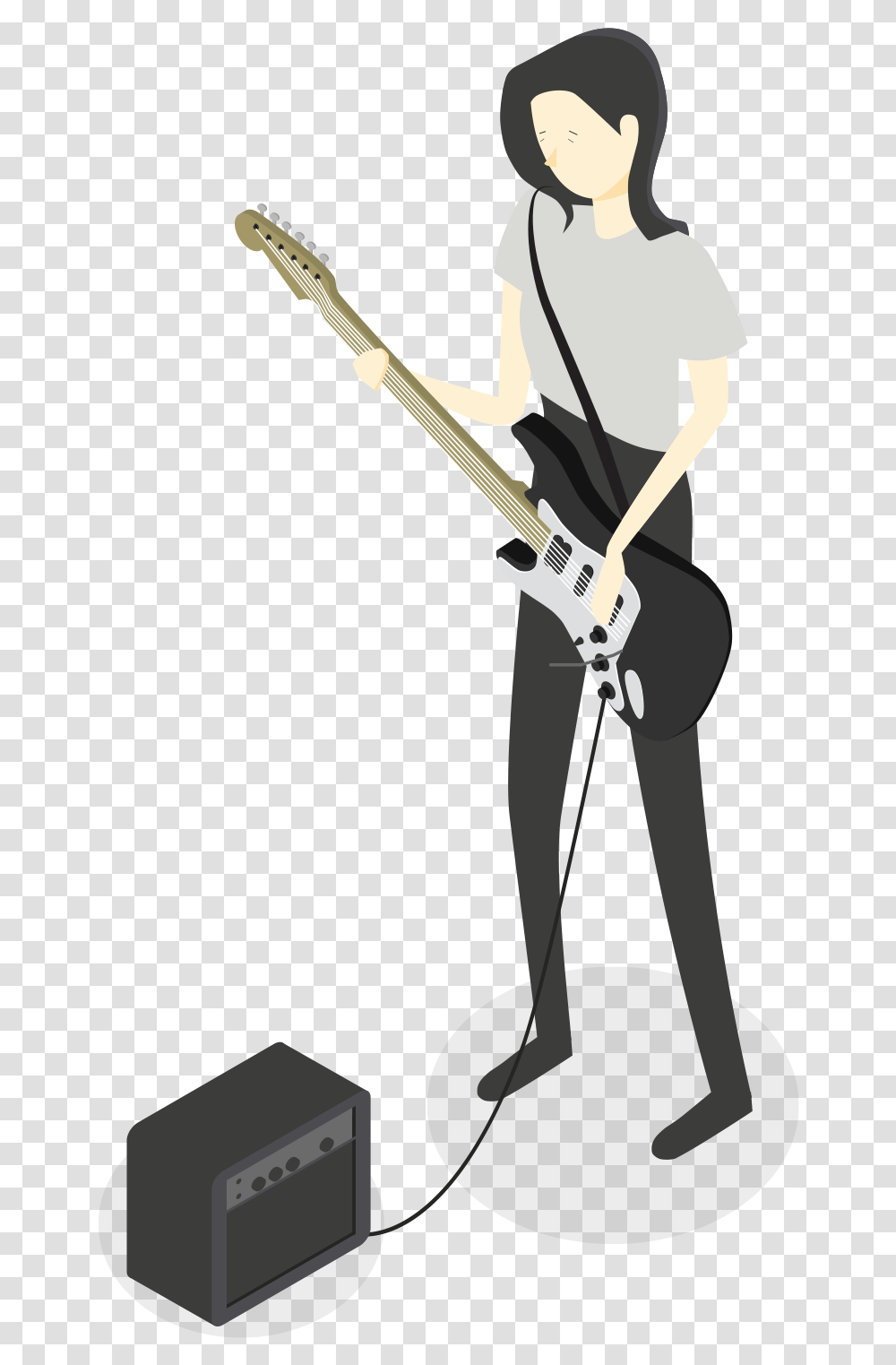 Cartoon, Guitar, Leisure Activities, Musical Instrument, Person Transparent Png