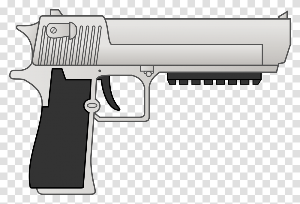Cartoon Gun Background, Weapon, Weaponry, Handgun, Armory Transparent Png