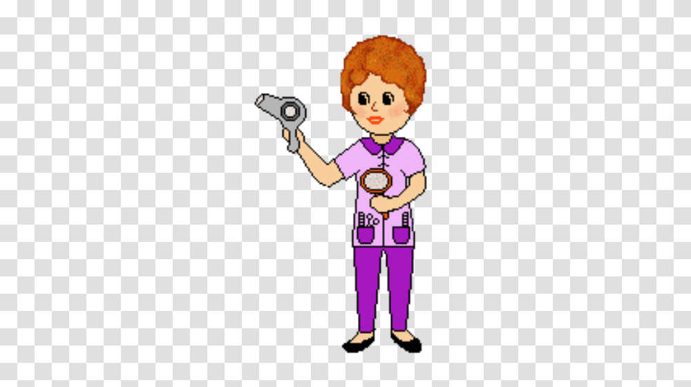 Cartoon Hair Stylist Clip Art, Female, Toy, Girl, Cleaning Transparent Png
