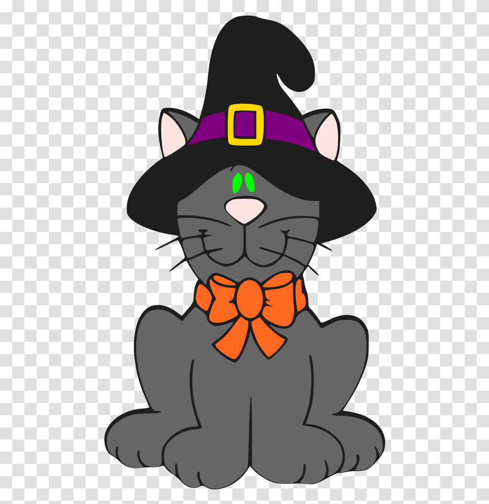 Cartoon Halloween Cat Clipart Halloween Cat, Mammal, Animal, Pet, Snout Transparent Png