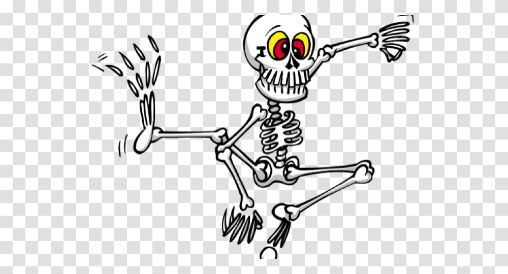 Cartoon Halloween Skeleton Dancing Skeleton Gif Clipart, Stencil, Suspension, Drawing Transparent Png