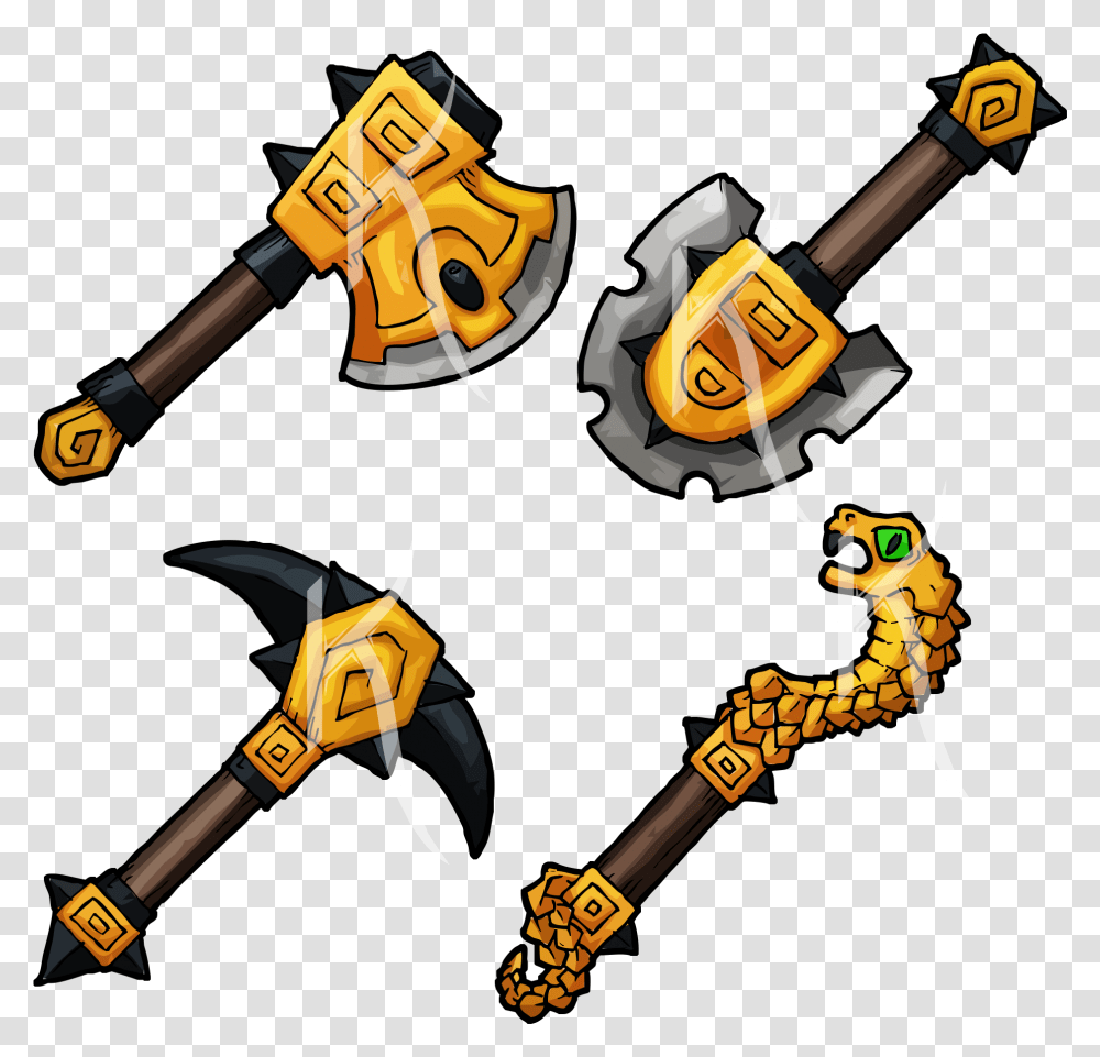 Cartoon, Hammer, Tool, Slingshot Transparent Png