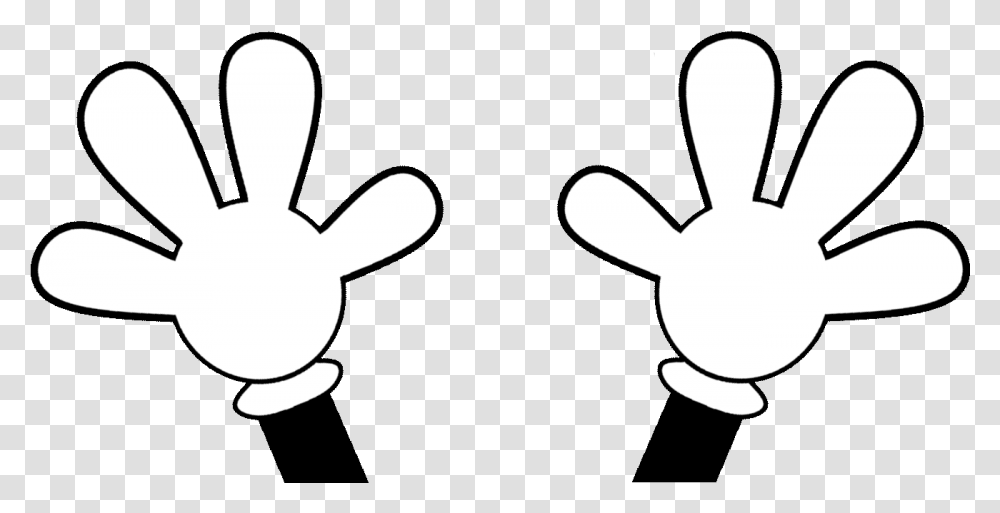 Cartoon Hand Mickey Mouse Cartoon Hand, Silhouette Transparent Png