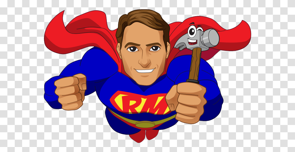 Cartoon, Hand, Tool, Hammer, Costume Transparent Png