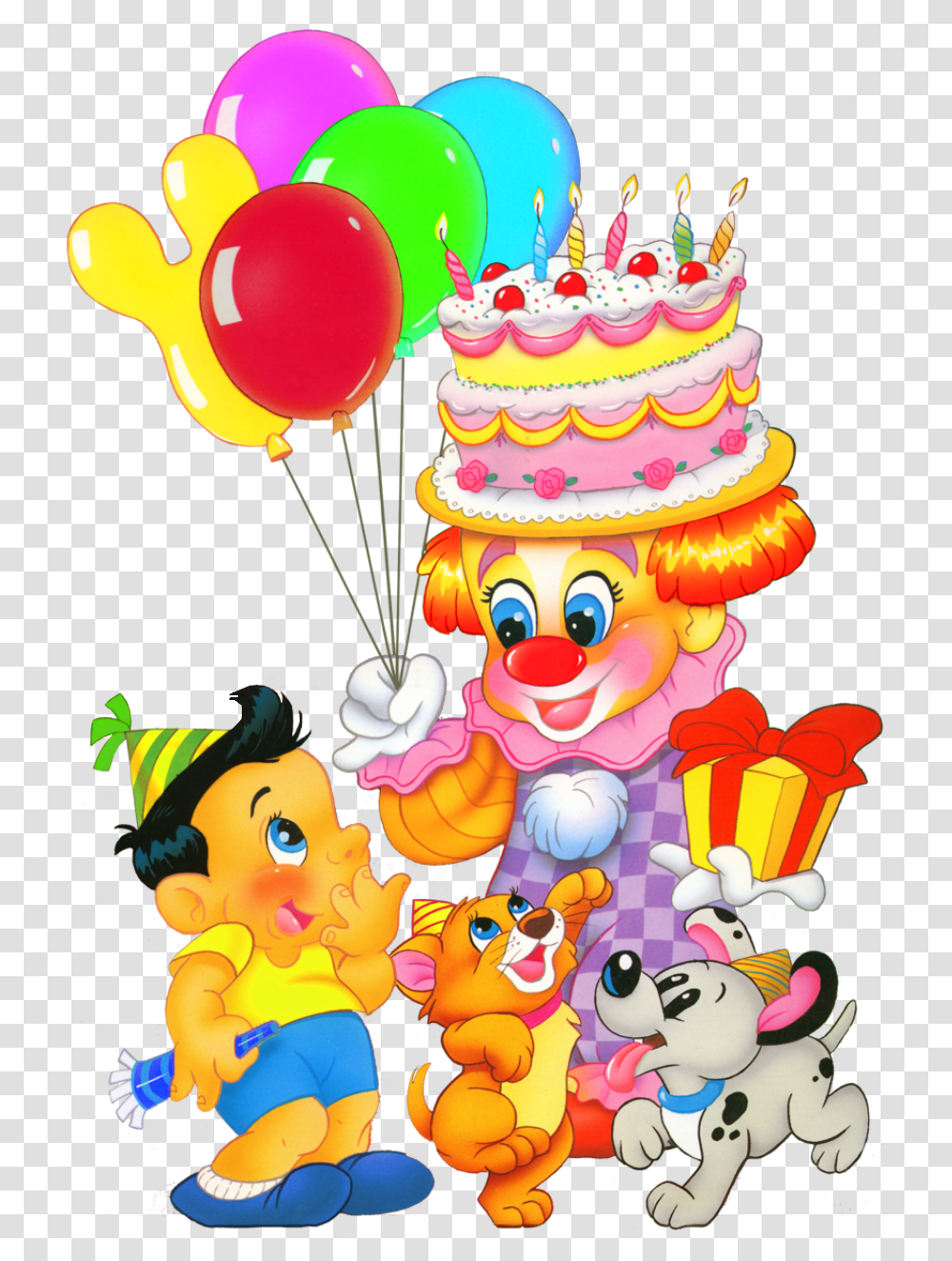 Cartoon Happy Birthday Wishes, Ball, Balloon, Birthday Cake, Dessert Transparent Png