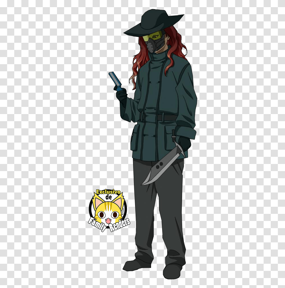 Cartoon, Hat, Person, Coat Transparent Png