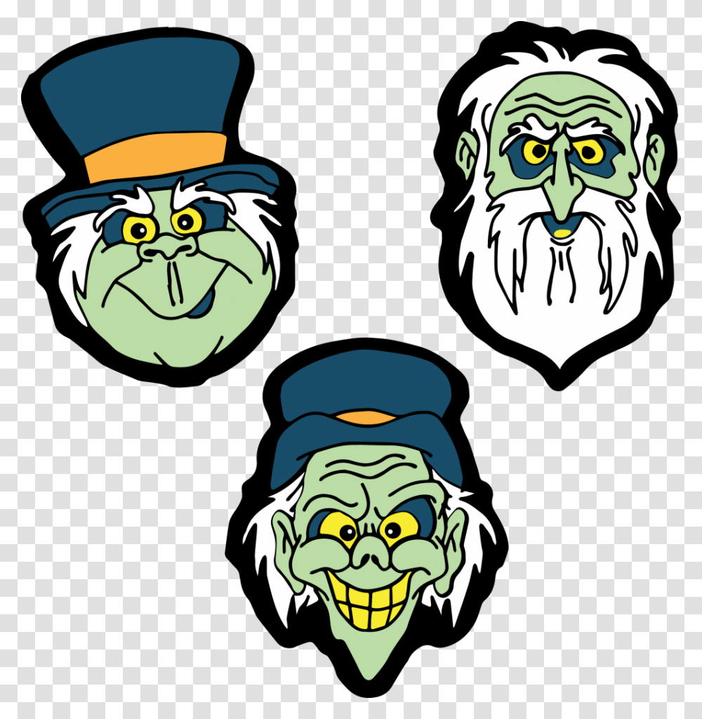 Cartoon Haunted Mansion Ghosts, Face, Plant, Performer, Hand Transparent Png