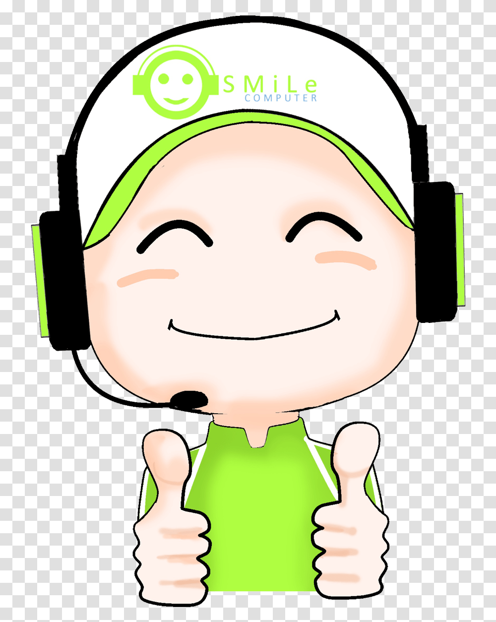 Cartoon, Head, Face, Electronics, Headphones Transparent Png